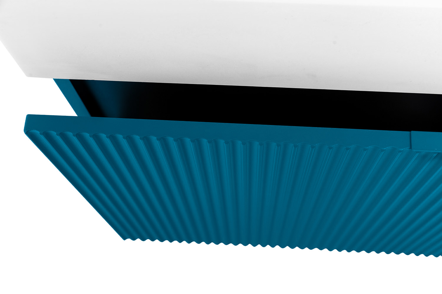 Приобрести cezares тумба подвесная с раковиной premium 90 см plisse blu petrolio, голубая 55443