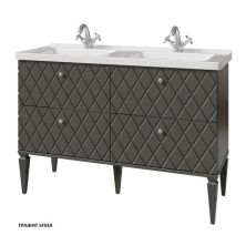 Caprigo Тумба с раковиной ROMA 125 см, графит