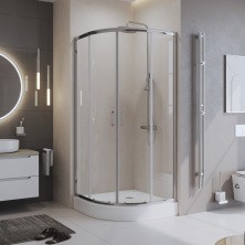 BelBagno Душевое ограждение 90х90 см UNO-195-R-2-90-C-Cr