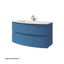 Caprigo Тумба с раковиной INTEGRA 100 см, синяя, эмаль