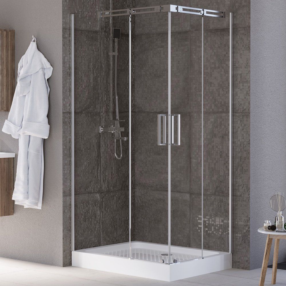 Приобрести grossman душевое ограждение galaxy 120х80 см, прямоугольное, хром\ прозрачное gr-3120l l