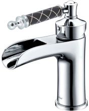 Boheme Смеситель для раковины Vogue, хром\черный 221-MR-B