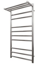 Полотенцесушитель электрический Point 500х1000 Аврора П9 с полкой, хром PN10150PE