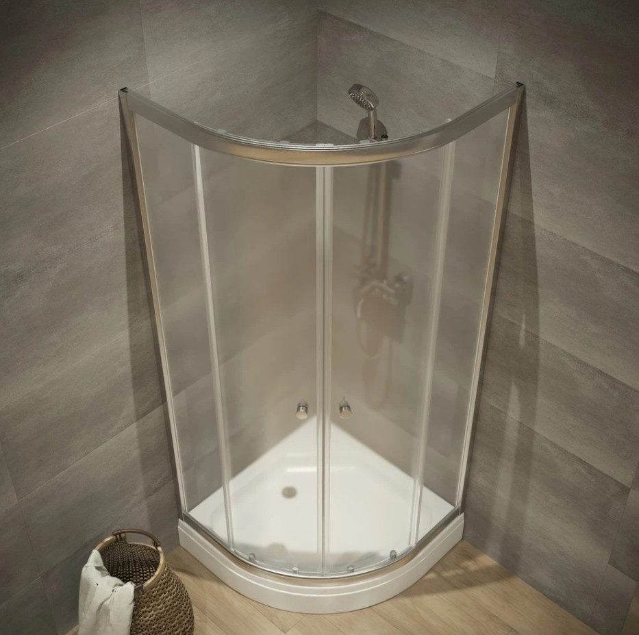 Приобрести тритон душевое ограждение ультра 90х90 см, хром, прозрачное щ0000041120