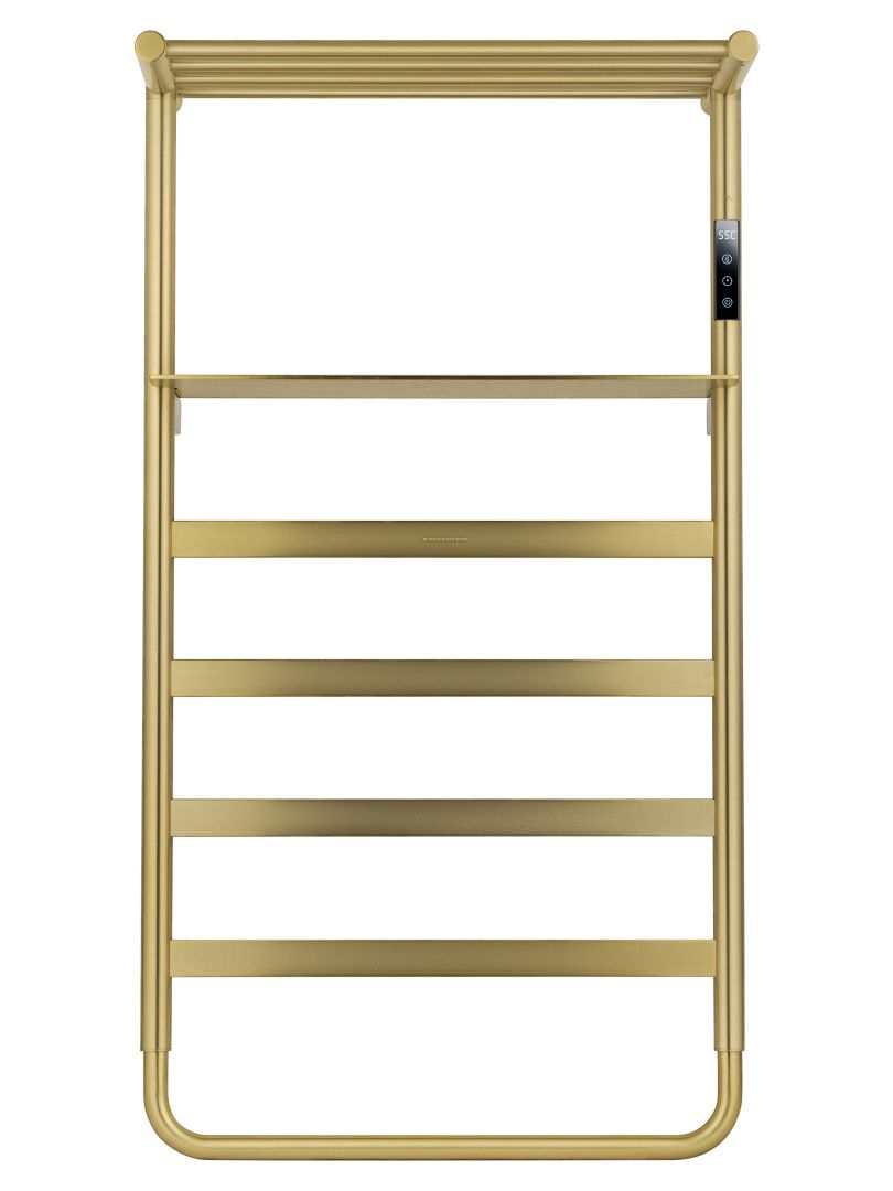 Приобрести полотенцесушитель электрический wonzon & woghand düsseldorf, брашированное золото (ww-a208-bg)