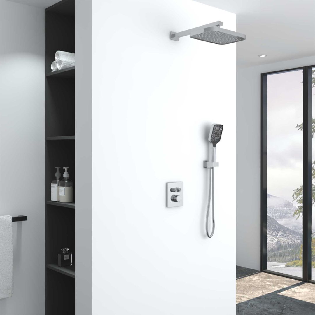Приобрести vincea встраиваемая душевая система с термостатом, хром vsfw-321mt1ch