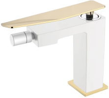 Boheme Смеситель для биде Q, белый\золото 146-WG.2