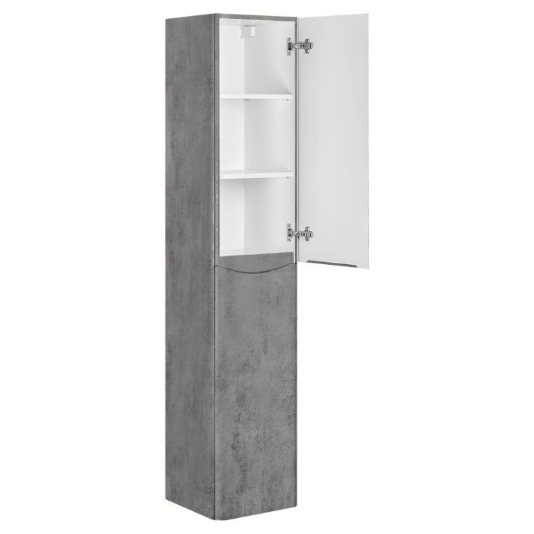 Приобрести vincea пенал подвесной paola 35х170 см, бетон l\r vsc-2p170bt-l/r