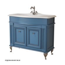 Caprigo Тумба с раковиной FRESCO 100 см, синяя, эмаль