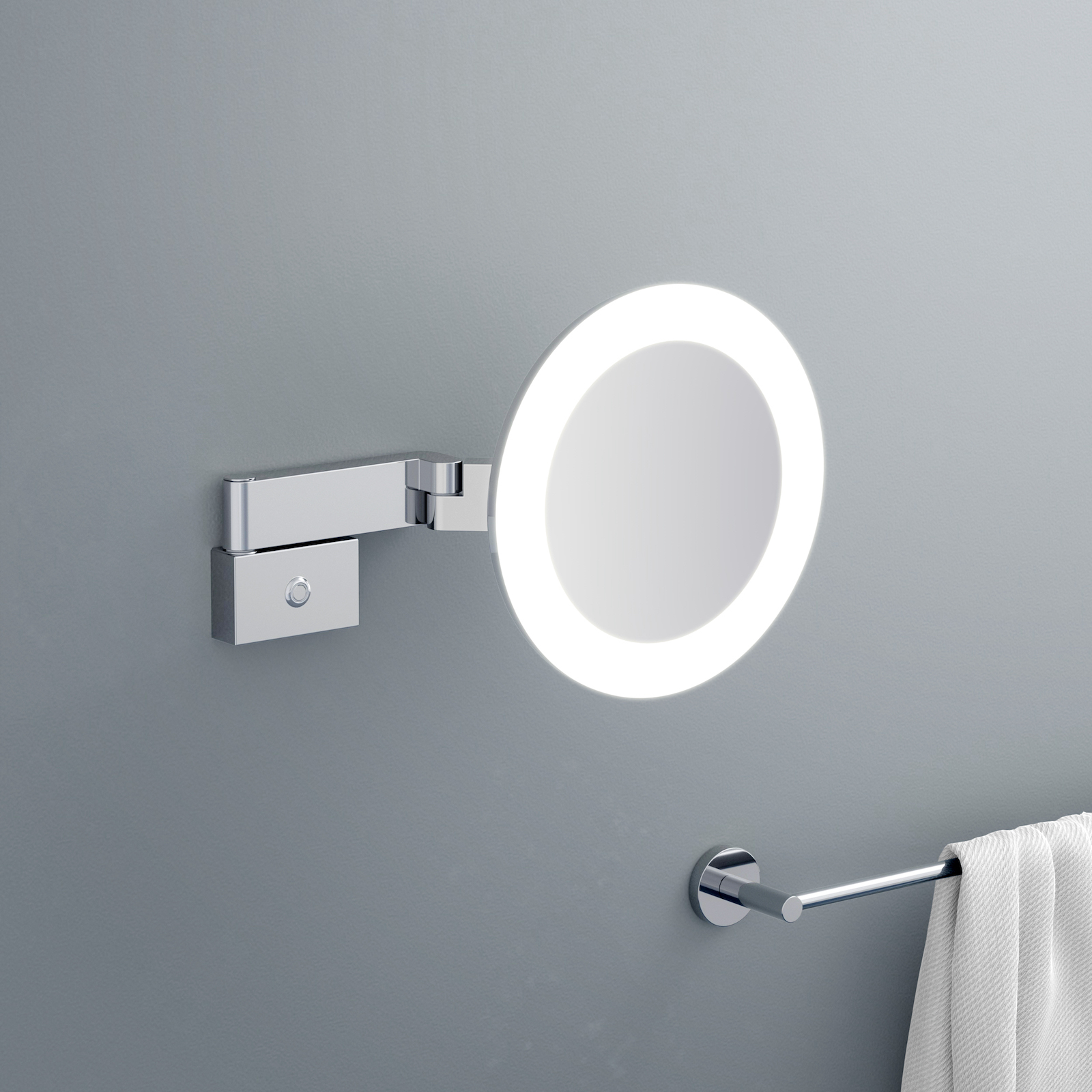 Приобрести зеркало с подсветкой timo petruma 15276/00 хром