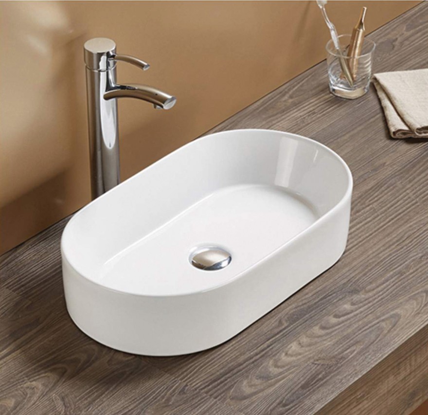 Приобрести azario раковина накладная 60х38 см, белая az-78330d