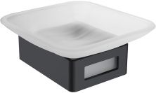 Boheme Мыльница Q, черный\хром 10943-CR-B