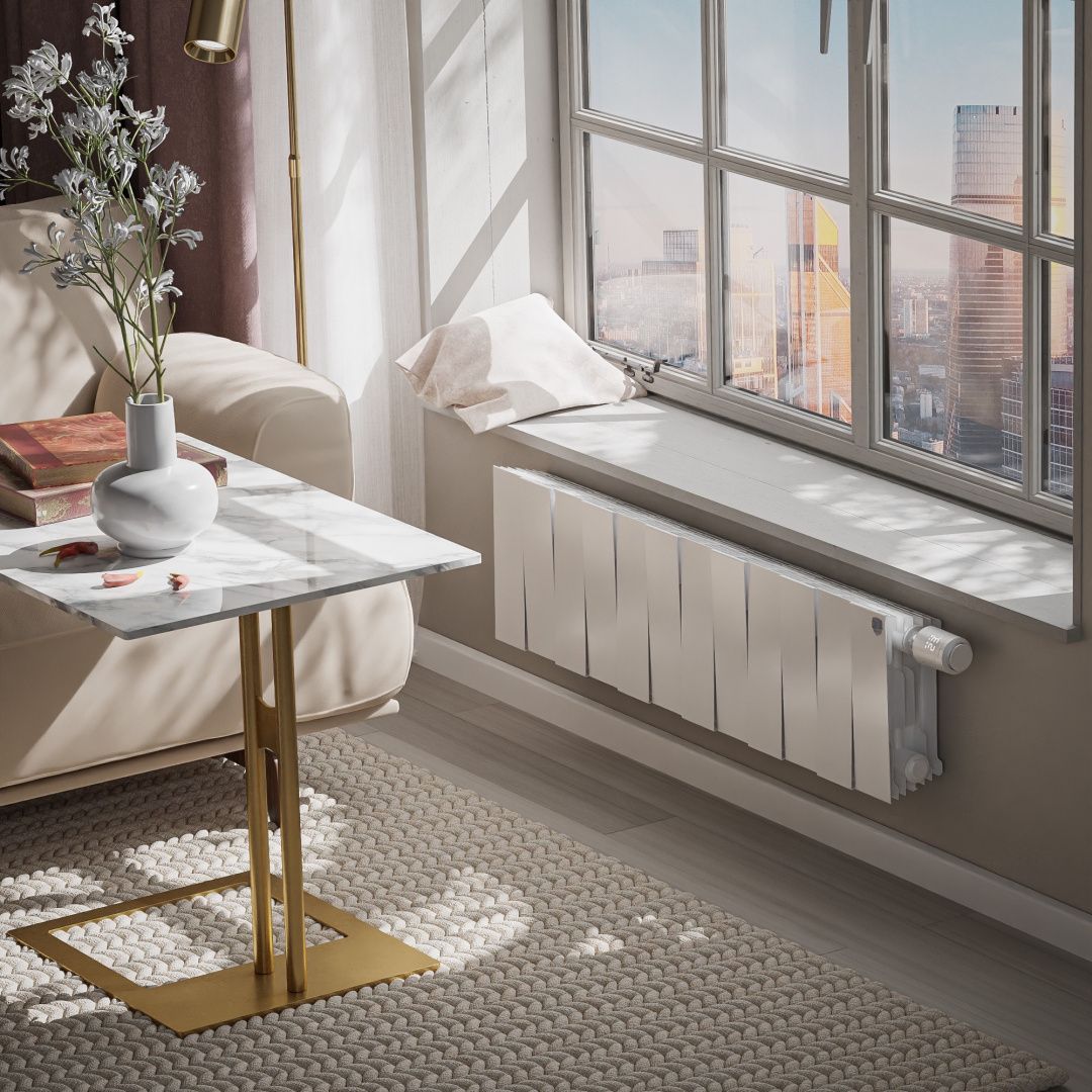 Приобрести royal thermo радиатор биметаллический pianoforte 200 /bianco traffico ( белый ) vdr- 12 секц.