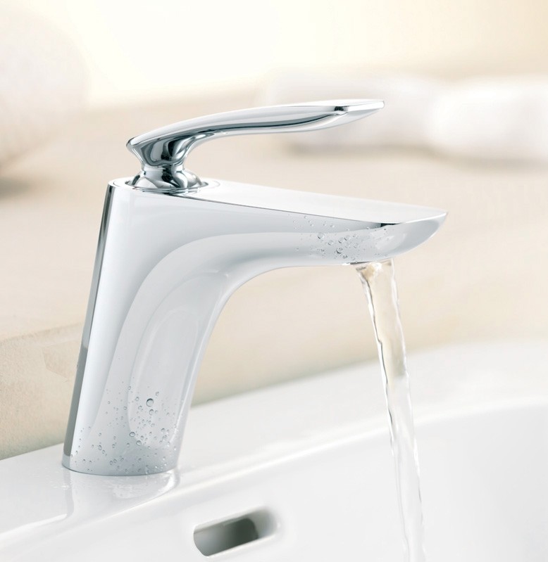 Приобрести kludi balance однорычажный смеситель для раковины, без донного клапана, арт. 520260575