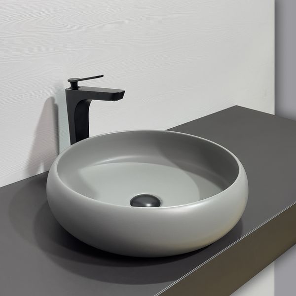 Приобрести comforty раковина 114mh 41х43 см, светло-серая матовая