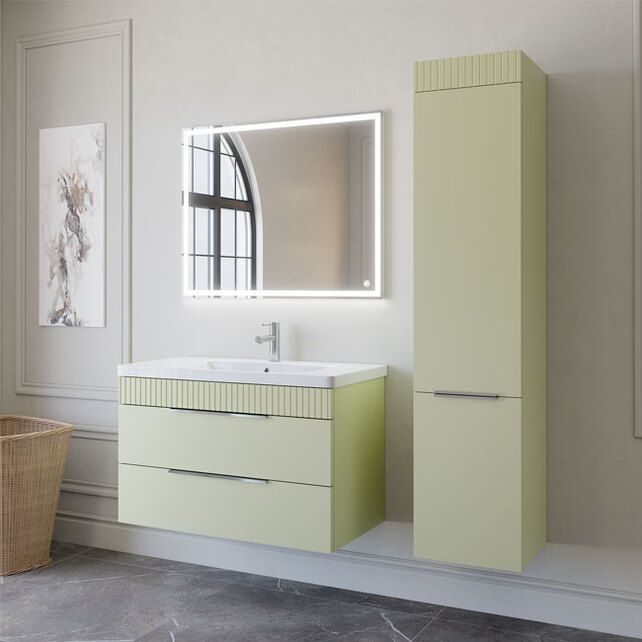 Приобрести caprigo тумба с раковиной monbar 90 см, фисташка