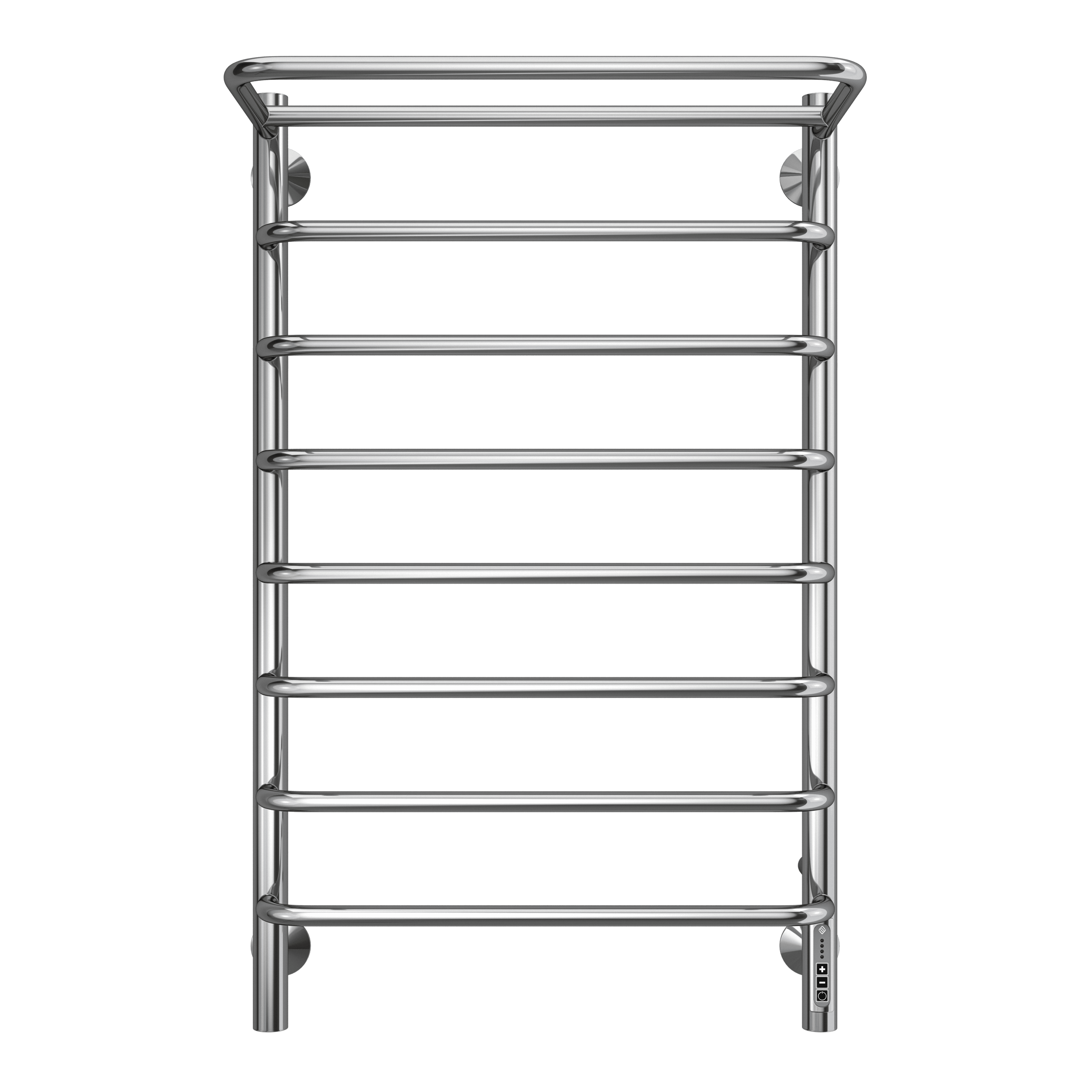 Приобрести полотенцесушитель 500х850 мм электрический terminus полка п8, хром 4670078524836