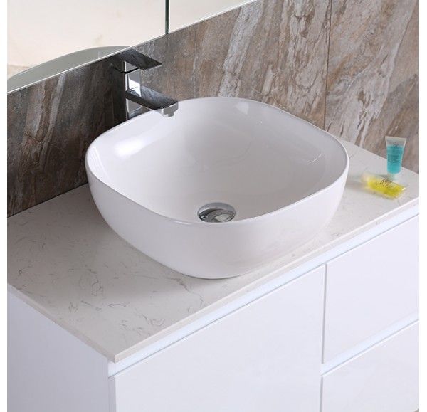 Приобрести mirsant раковина чаша shell-0118 42х42 см, белая ут000027694