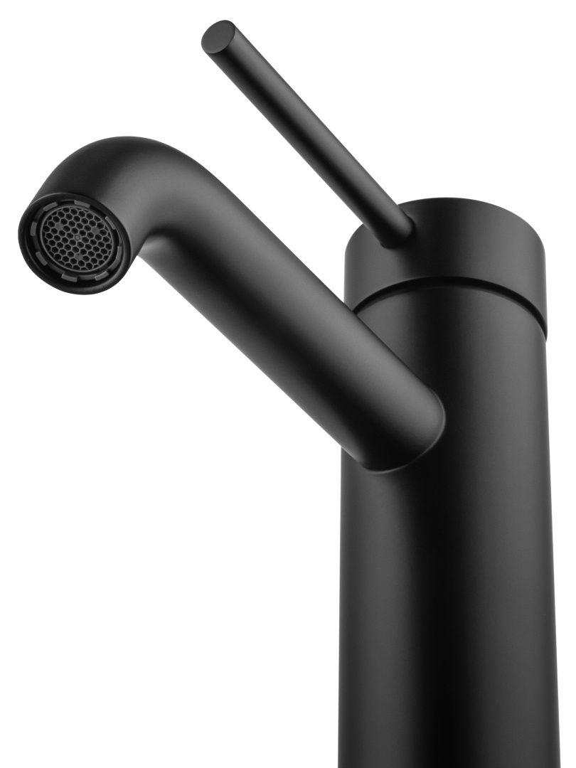 Приобрести смеситель для раковины wonzon & woghand stick, черный матовый (ww-88139017-mb)