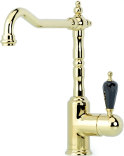 Boheme Смеситель для кухни Tradizionale, золото\черный 102-BSW