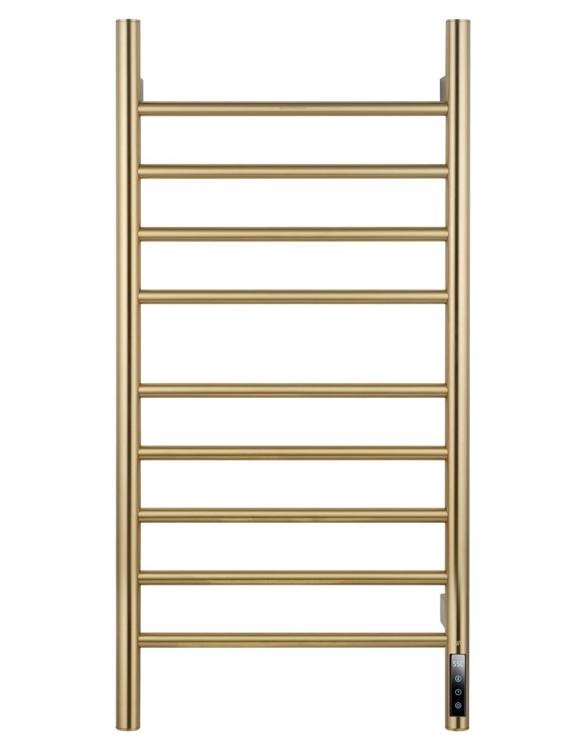 Приобрести полотенцесушитель электрический wonzon & woghand bonn, брашированное золото (ww-al409-bg)