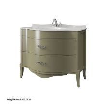 Caprigo Тумба с раковиной MODENA 110 см, зеленая, эмаль