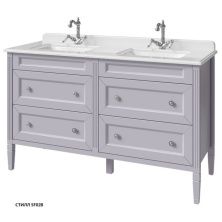 Caprigo Тумба с раковиной ALBION CONCEPT 140 см, фиолетовая