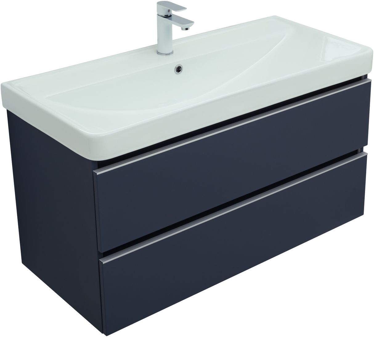 Приобрести aquanet тумба с раковиной вега 100 см, маренго