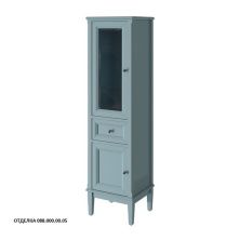 Caprigo Пенал JARDIN 45 см, левый, голубой, эмаль