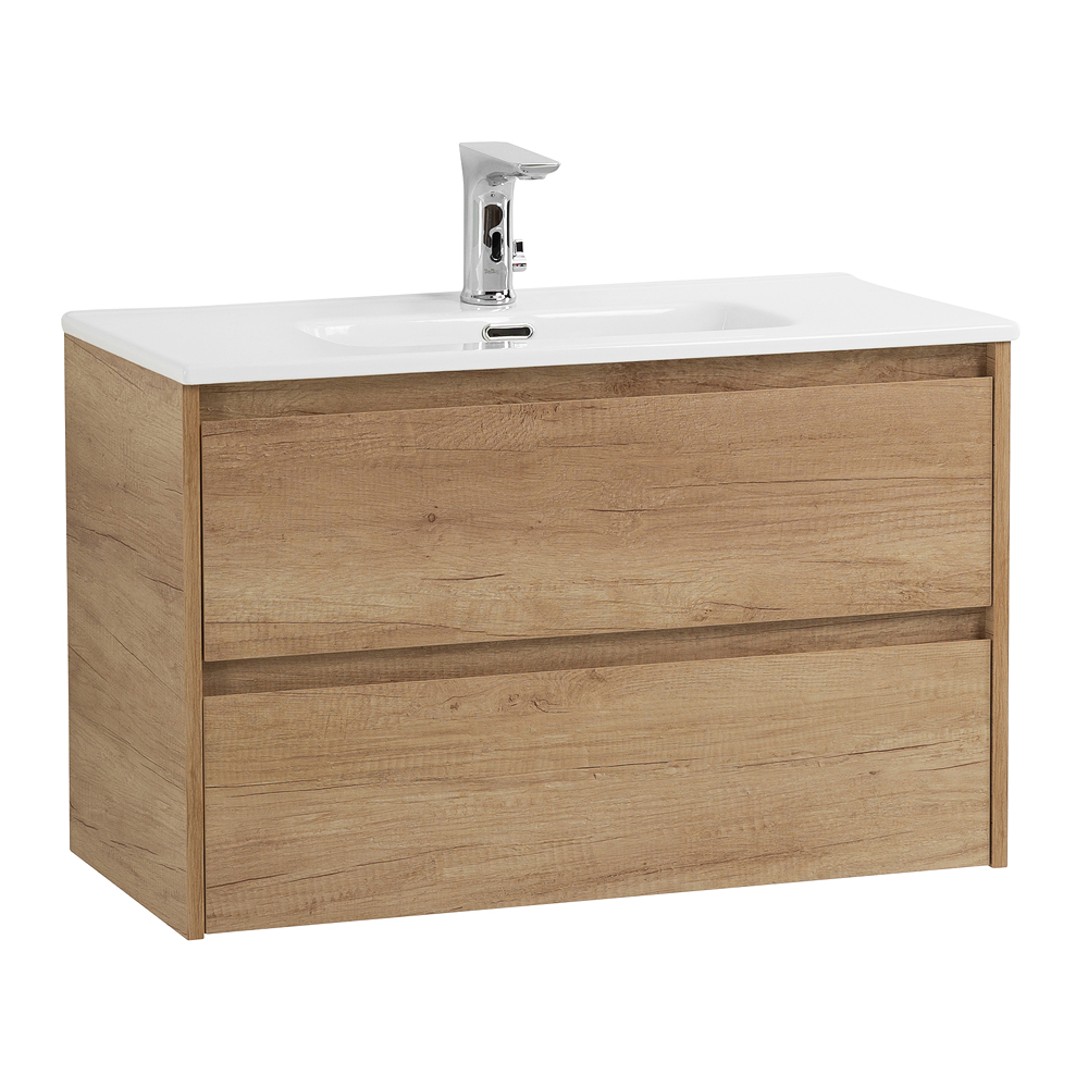 Приобрести belbagno тумба с раковиной kraft 39 80 см, подвесная rovere nebrasca nature, белая раковина