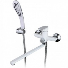 Gappo Смеситель для ванны и душа G2248, белый\хром 85249
