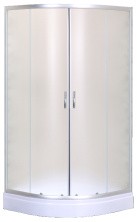Loranto Душевое ограждение 100х100х195, поддон 13 см (CS-8025S)