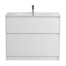 BelBagno Тумба с раковиной KRAFT 100 см Bianco Opaco, раковина белая LOV-1000-LVB