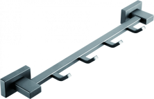 Крючок четверной Vieir V5015G серый