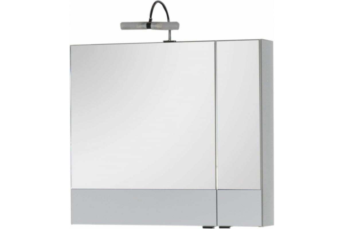 Приобрести aquanet зеркальный шкаф верона 75 см, белый
