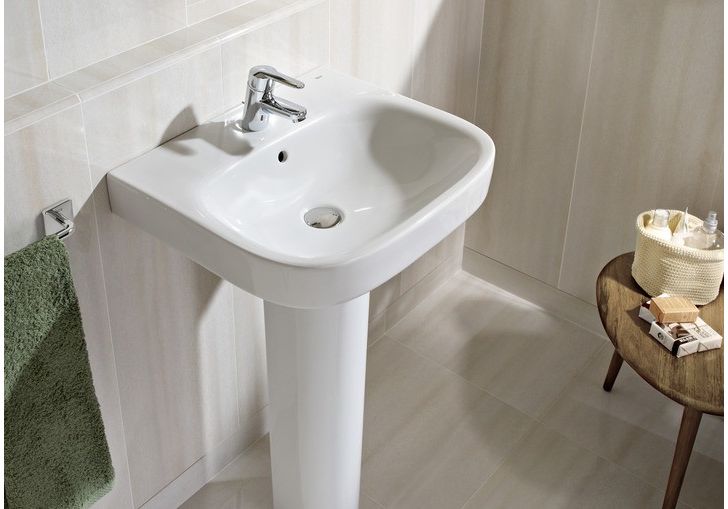 Приобрести раковина подвесная roca debba 55 см 7.3279.9.500.y