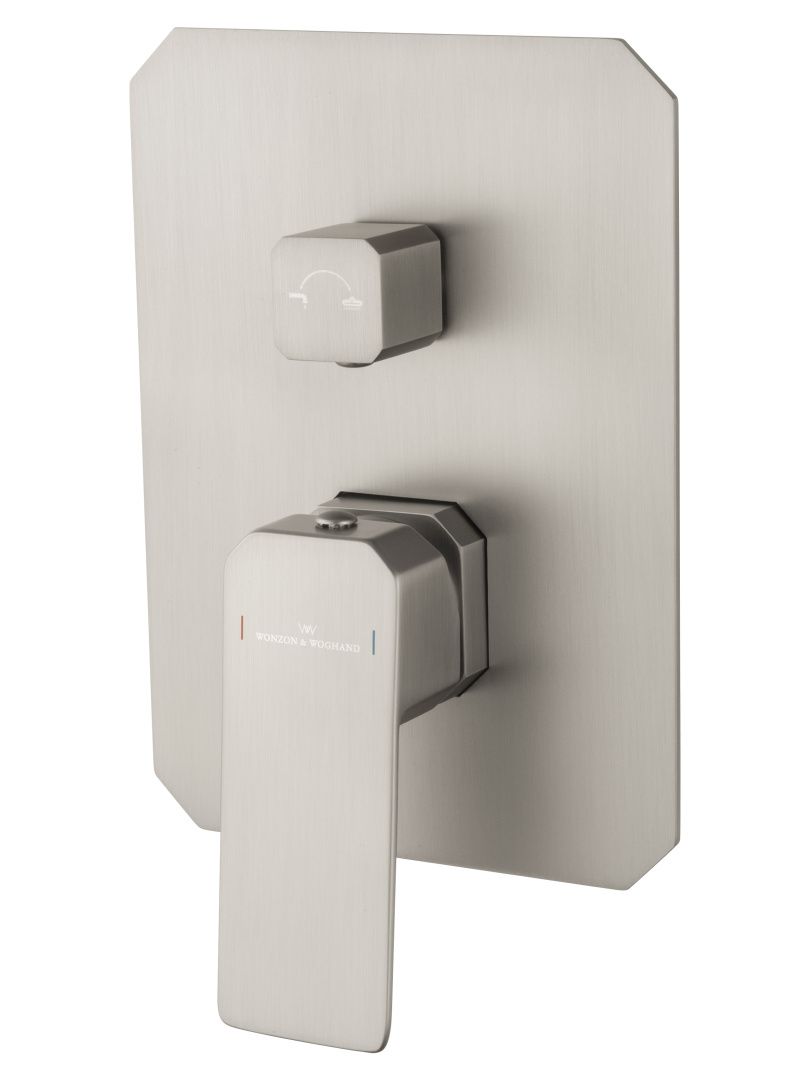 Приобрести душевая система встраиваемая wonzon & woghand diamond, брашированный никель (ww-88939011-bn)