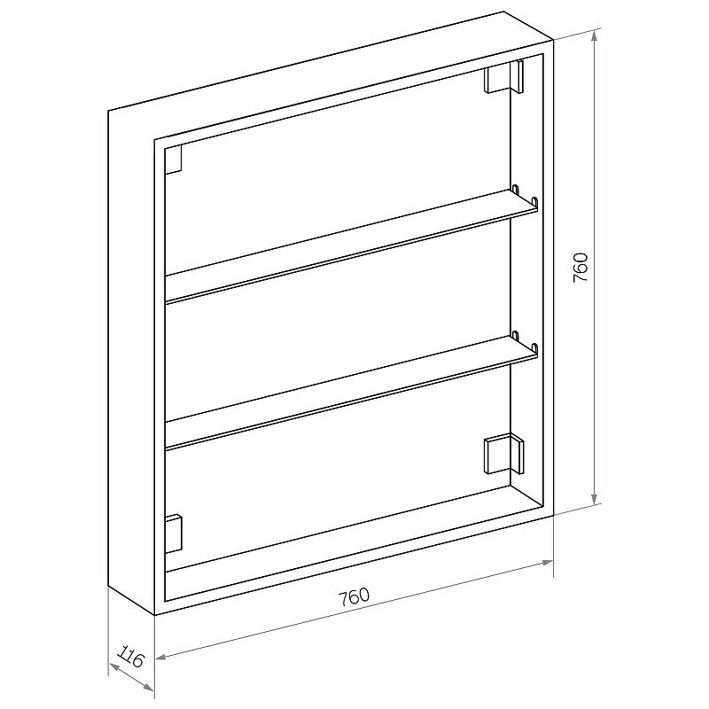Приобрести continent зеркало шкаф с подсветкой emotion 80х80 см, бесконтакный включатель, белое