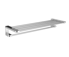 Полотенцедержатель с полкой WONZON & WOGHAND, Хром (WW-V3902-CR)