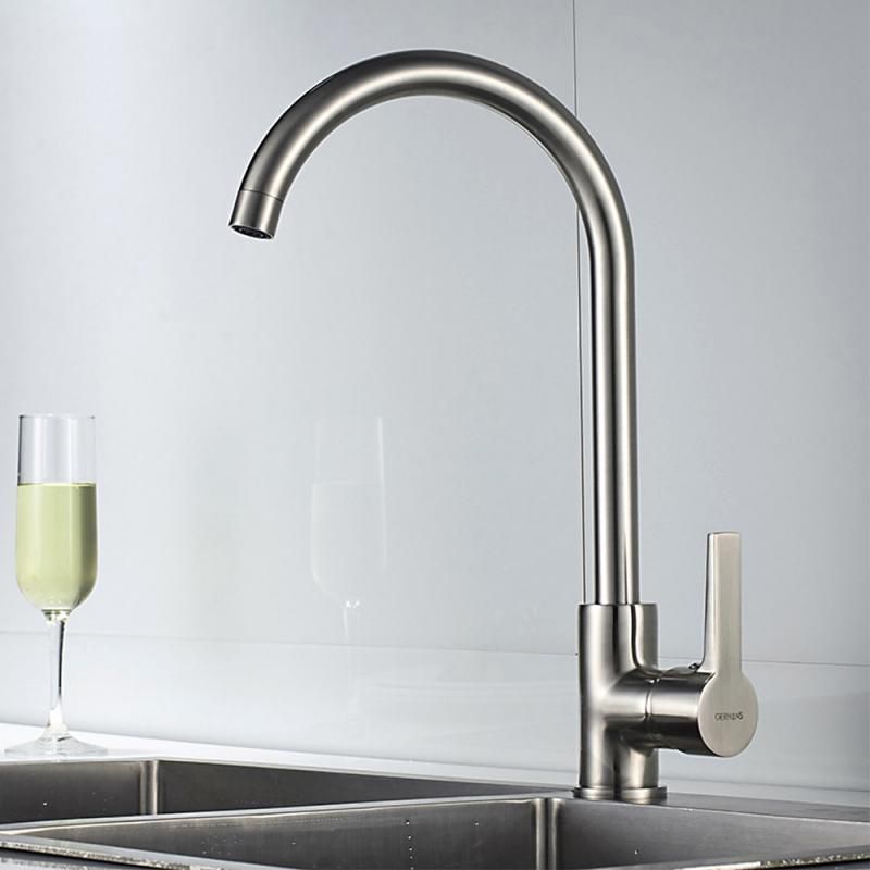 Приобрести gerhans смеситель для кухни k84, сатин k14084a