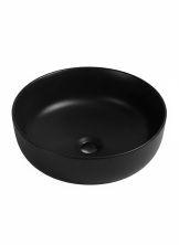Накладная раковина круглая WONZON & WOGHAND ERIE, черный матовый (WW-RN4076-MB)