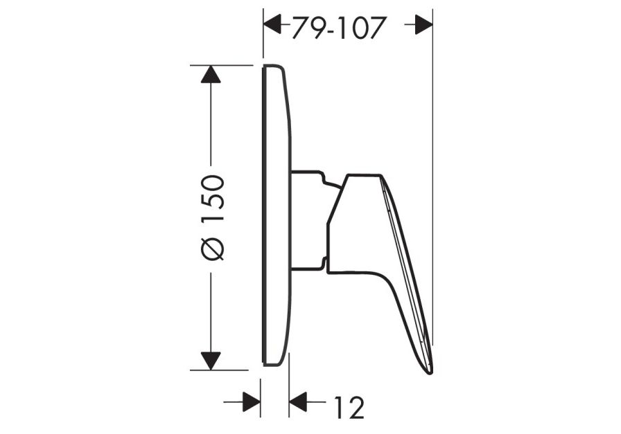 Приобрести смеситель для душа hansgrohe logis 71606000
