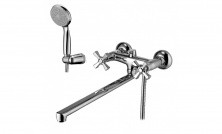 LEMARK Смеситель для ванны Benefit, двухвентильный, хром LM2512C