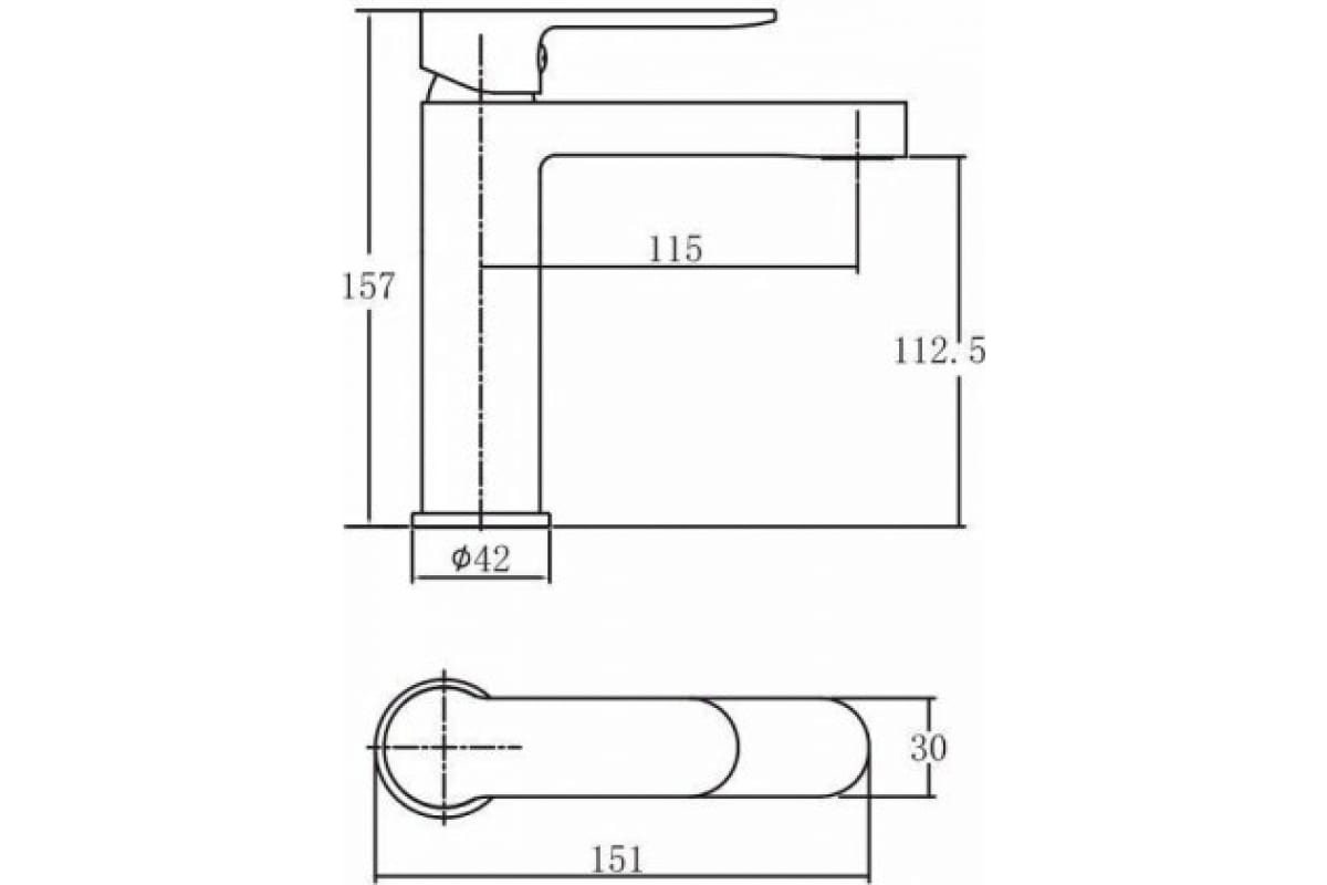 Приобрести aquanet смеситель для раковины passion af300-10b