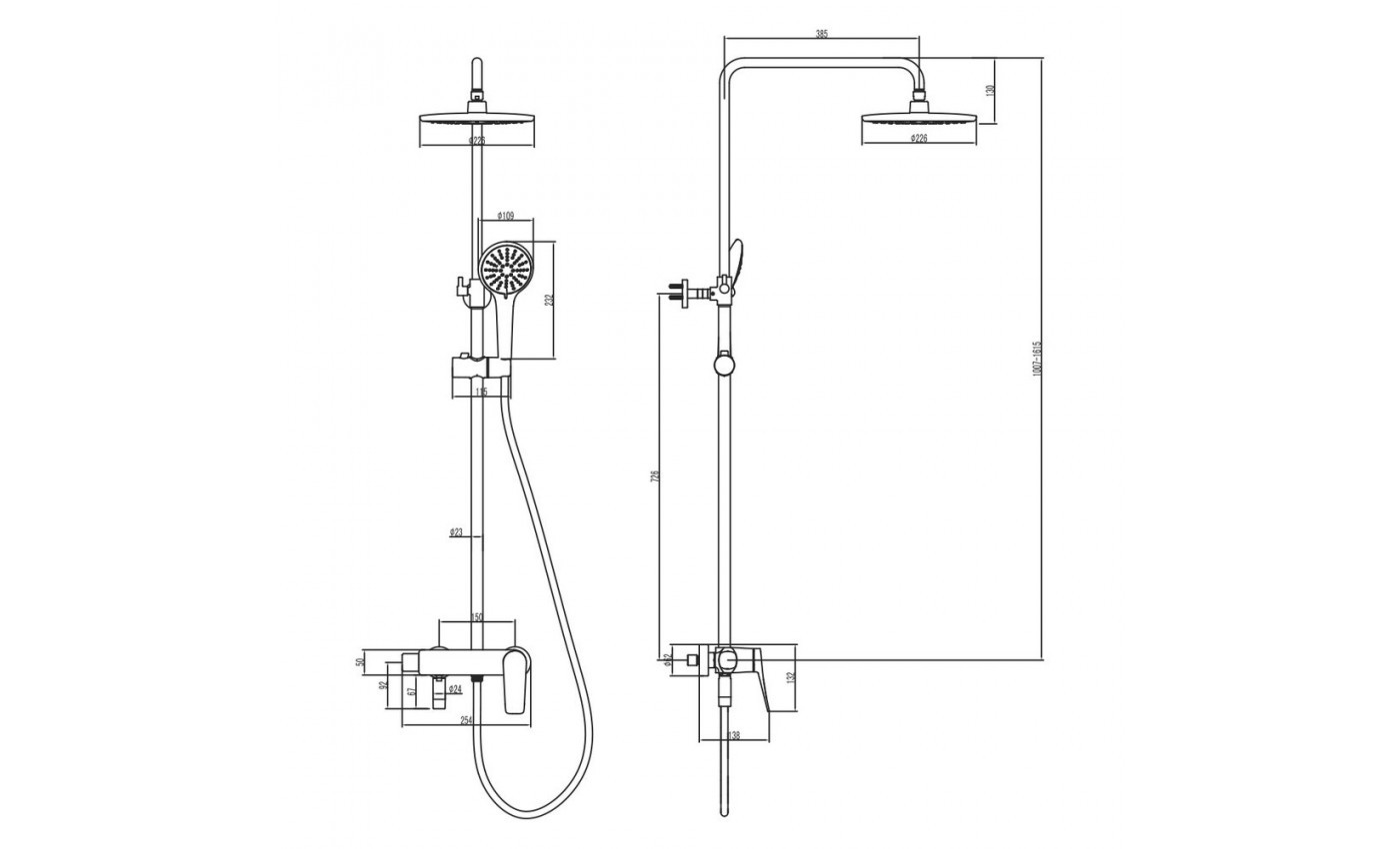 Приобрести lemark душевая система bronx, графит lm3762gm