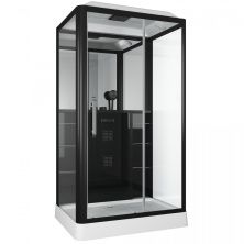 Grossman Гидробокс 120х90 см, черный\прозрачное GR227L L