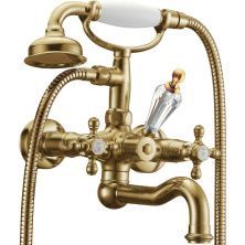 Boheme Смеситель для ванны Medici Presente, бронза\кристаллы 313-SW