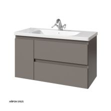 Caprigo Тумба с раковиной FORTE 100 см, левая, айрон