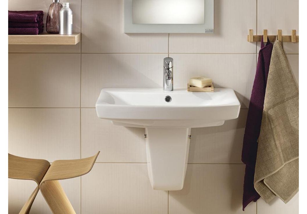 Приобрести раковина подвесная cersanit carina 55 см