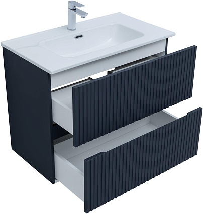 Приобрести aquanet тумба с раковиной джейн 80 см, маренго